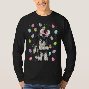 Camiseta Domingo de Pascua Schnauzer Dog Easter