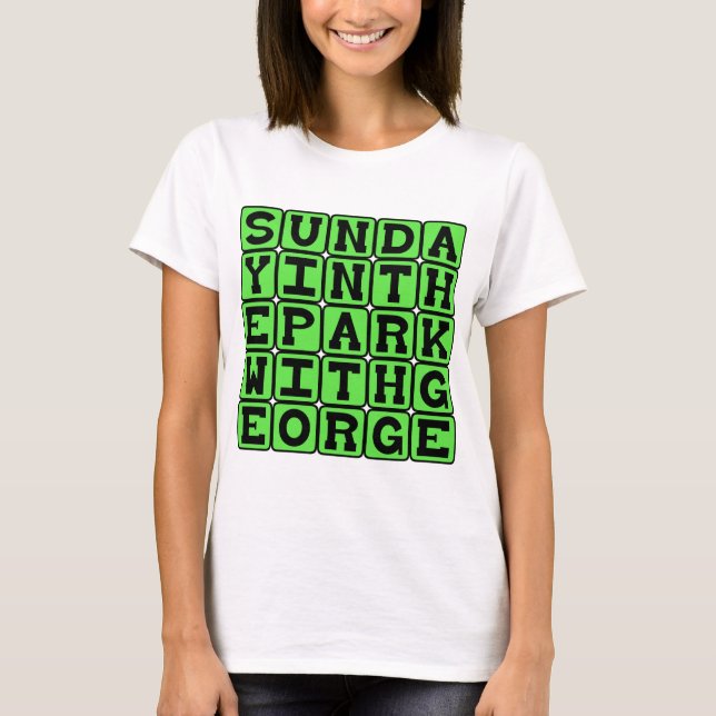 Camiseta Domingo en el parque con George (Anverso)