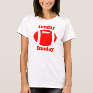 Camiseta Domingo Funday - rojo