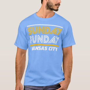 Camiseta Domingo gráfico Funday Red KC American Cool Sport