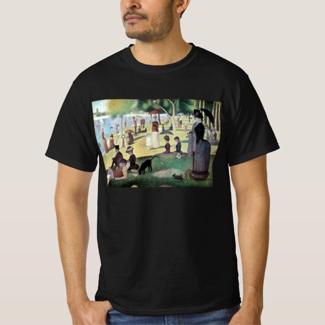 Camiseta Domingo por la tarde, Isla La Grande Jatte por Seu (Anverso)