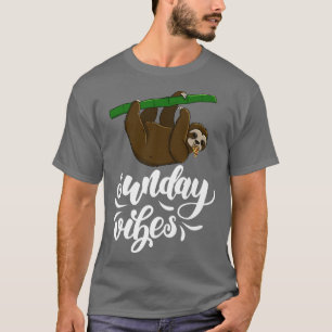 Camiseta Domingo Vibes Funny Cabeza Sleepy Amo Mujeres Pi