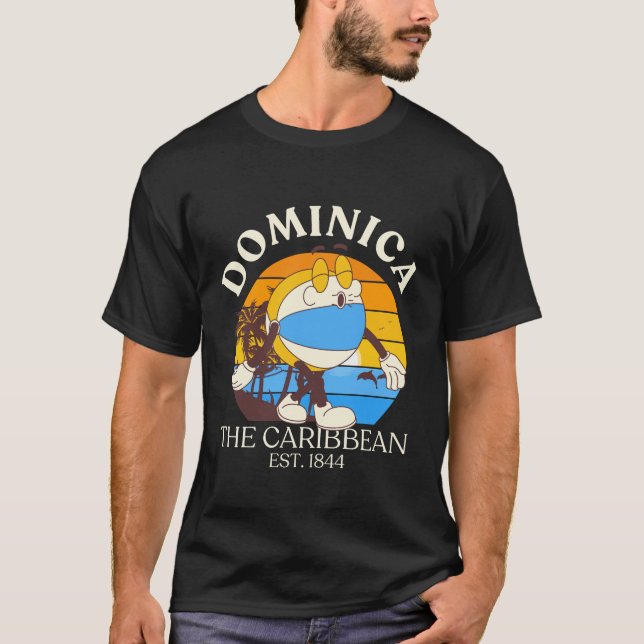 Camiseta Dominica antillas (Anverso)