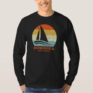 Camiseta Dominica Antillas Vintage Vela Vaca