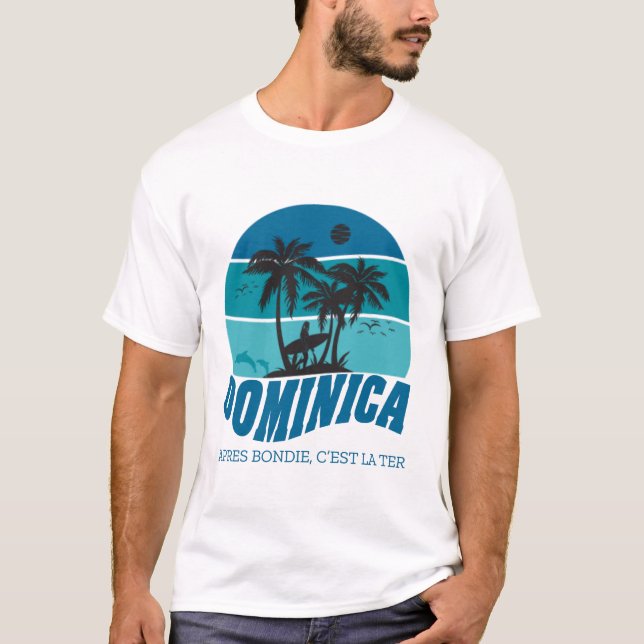 Camiseta Dominica Caribe (Anverso)