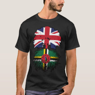 Camiseta Dominica Dominicana Reino Unido Reino Unido Bander
