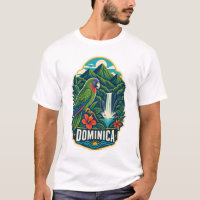 Camiseta Dominica Mediados de Siglo Isla Natural