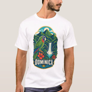 Camiseta Dominica Mediados de Siglo Isla Natural