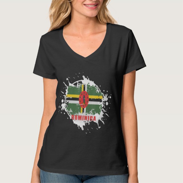 Camiseta Dominica Splash (Anverso)