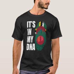 Camiseta Dominica Y Bangladesh mezclan patrimonio de ADN