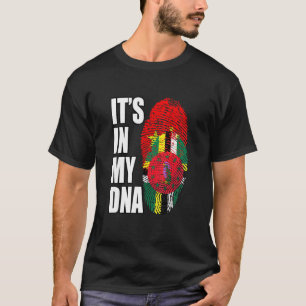 Camiseta Dominica Y China Mezclan Patrimonio De La Bandera 
