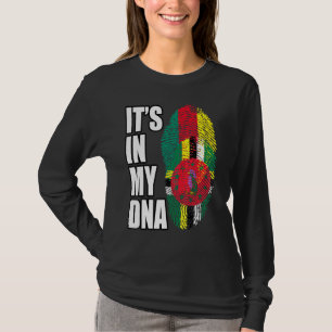Camiseta Dominica Y El Camerún Mezclan El Patrimonio De La
