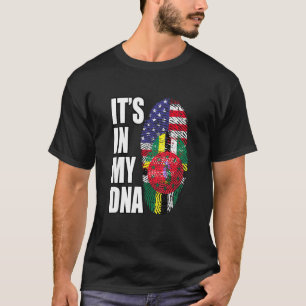 Camiseta Dominica Y El Patrimonio Americano De La Bandera D