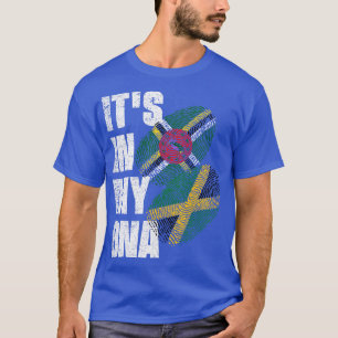 Camiseta Dominica Y Jamaica Mezclan Patrimonio De La Bander