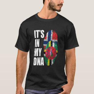 Camiseta Dominica Y Noruega Mezclan El Patrimonio De La Ban