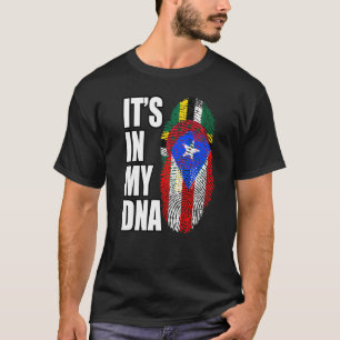 Camiseta Dominica Y Patrimonio De La Mezcla De Adn En Puert