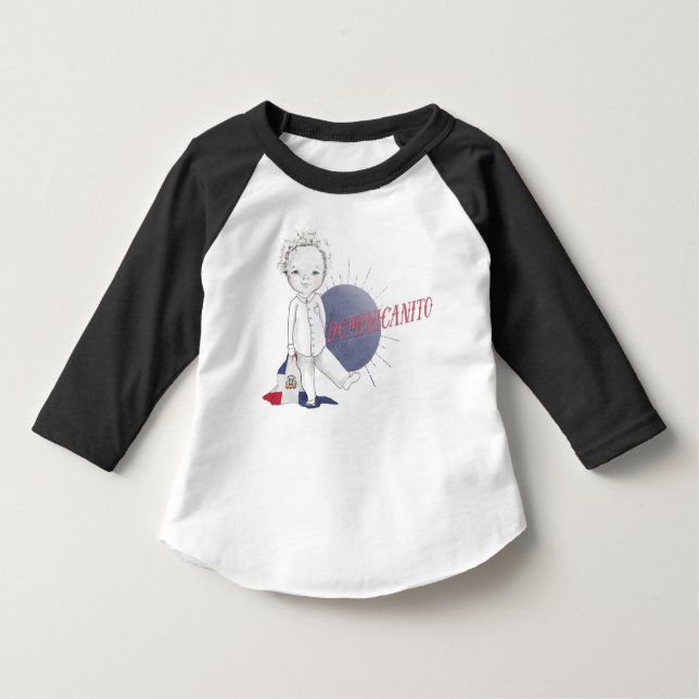 Camiseta Dominicanito Raglan Shirt (Anverso)