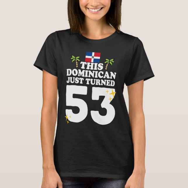 Camiseta Dominicano 53.ª Bir (Anverso)