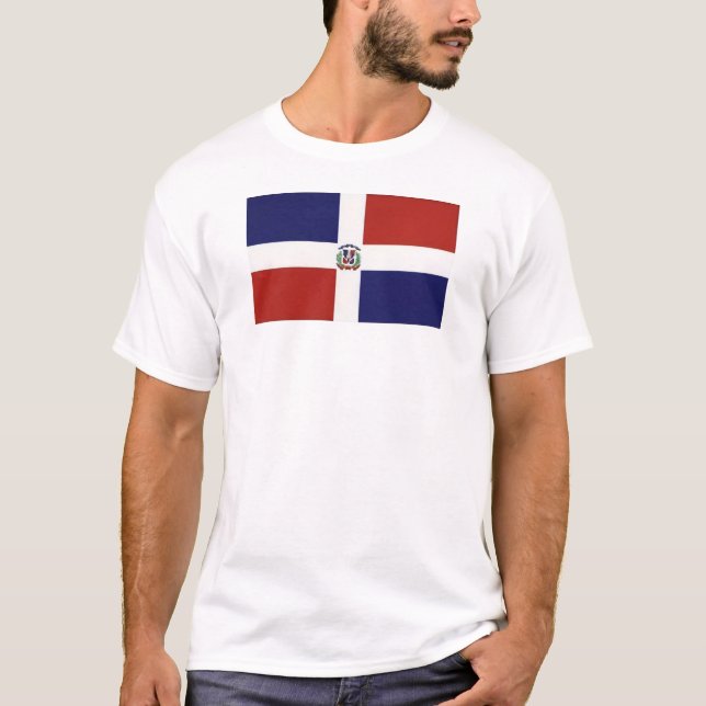 CAMISETA DOMINICANO+BANDERA (Anverso)