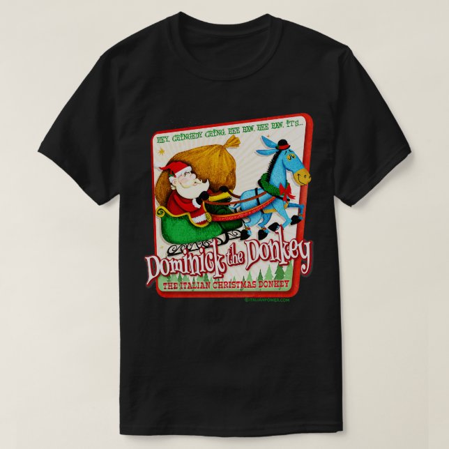 Camiseta Dominick el burro (Diseño del anverso)
