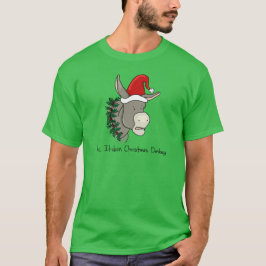 Camiseta Dominick el burro italiano del navidad