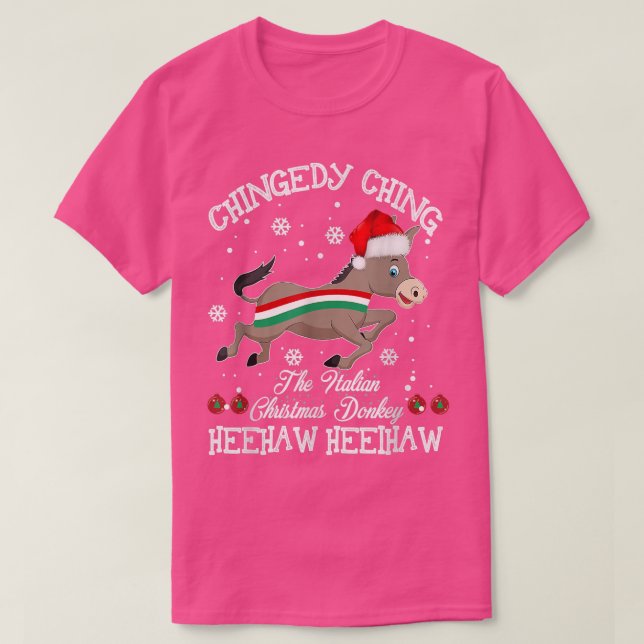 Camiseta Dominick Los Navidades Donkey El Donkey Italiano C (Diseño del anverso)