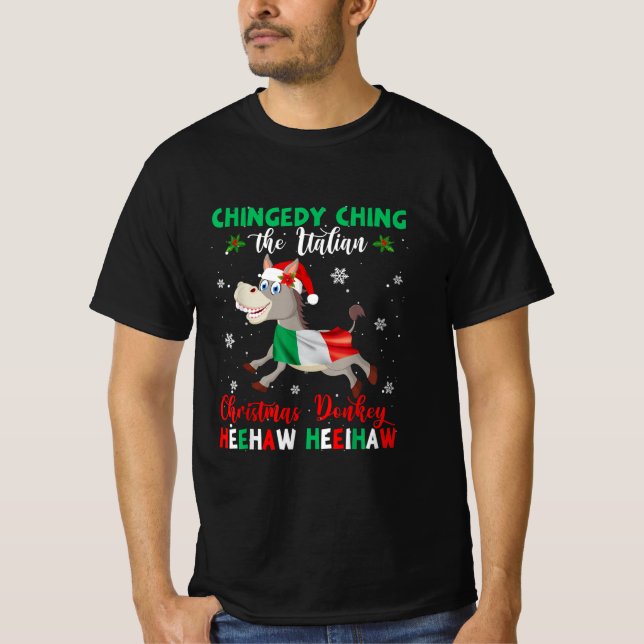 Camiseta Dominick Los Navidades Donkey-Italiano Donkey (Anverso)