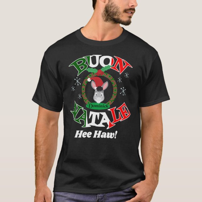 Camiseta Dominick the Donkey Italian Christmas Song Essenti (Anverso)