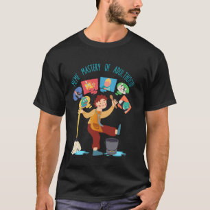Camiseta Dominio de la edad adulta Meme divertido sarcástic