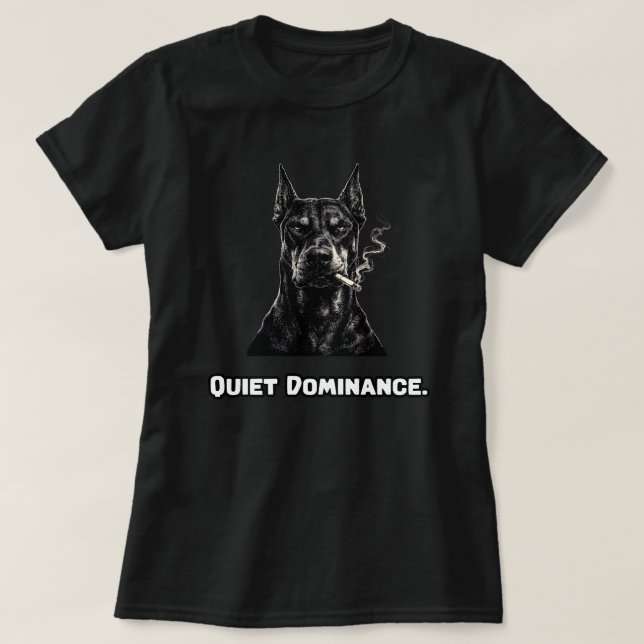 Camiseta Dominio Silencioso Poder Sutil Fuerte Presencia (Diseño del anverso)
