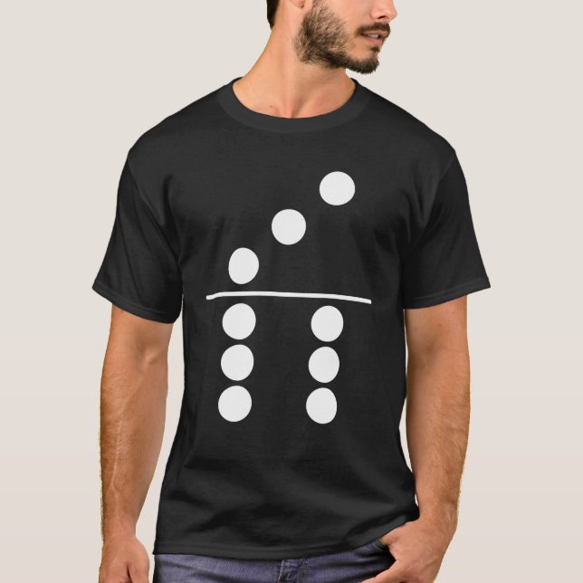Camiseta Domino Costume 3 6 Salón de grupos fáciles para fa (Anverso)