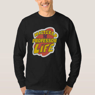Camiseta Dominó la vida del profesor divertido dicho de pro