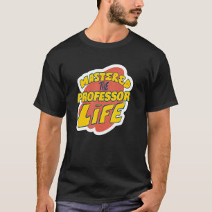 Camiseta Dominó la vida del profesor divertido dicho de pro