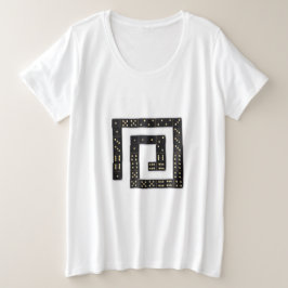 Camiseta Domino Spiral Plus Size