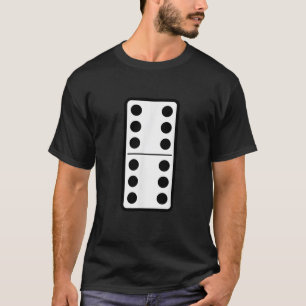 Camiseta Domino Tile Piece Easy DIY Halloween Grou
