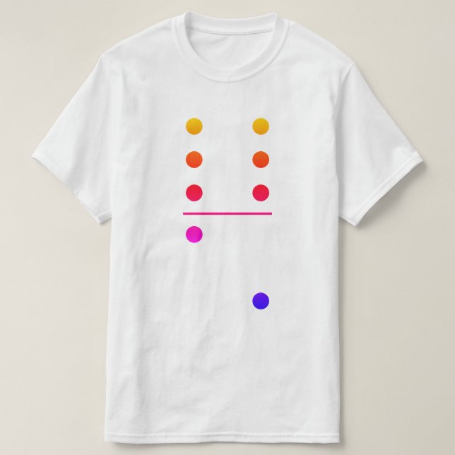 Camiseta Dominoes 6-2 Group Costume (Diseño del anverso)