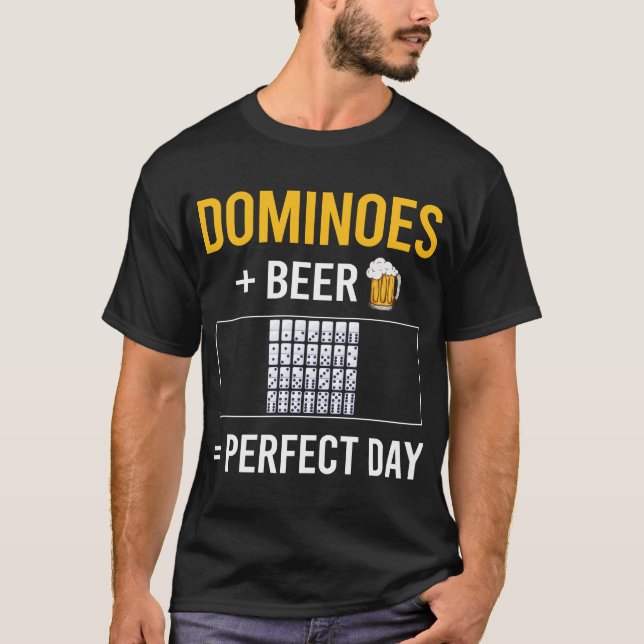 Camiseta Dominoes de Beer Day (Anverso)