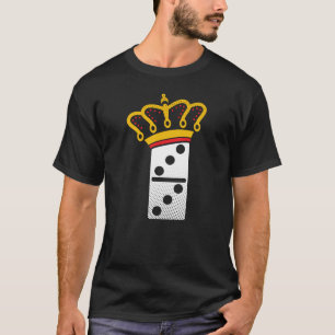 Camiseta Dominoes queen - dominó el regalo de los jugadore