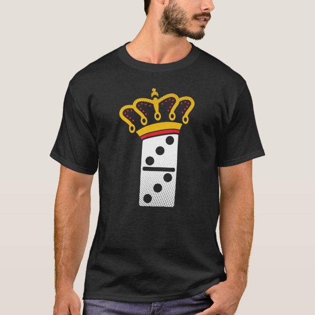 Camiseta Dominoes queen - dominó el regalo de los jugadores (Anverso)