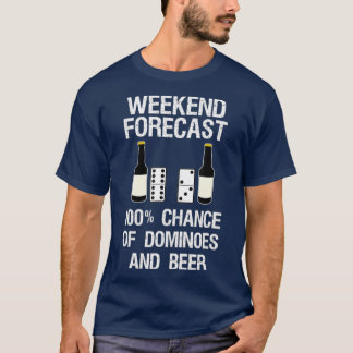 Camiseta    DominoesFunny Dominoes Jugador y Cerveza