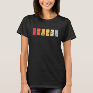 Camiseta Dominoretro para hombres de juegos de mesa Domino