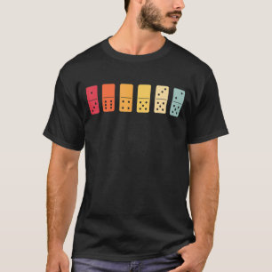 Camiseta Dominoretro para hombres de juegos de mesa Domino