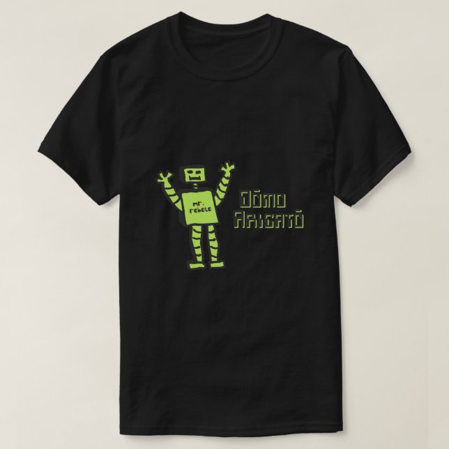 Camiseta Domo Arigato Mr. Roboto (Diseño del anverso)