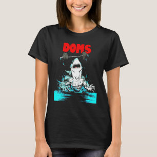 Camiseta DOMS Gimnasio De Tiburones Fitness Halterofilia Co