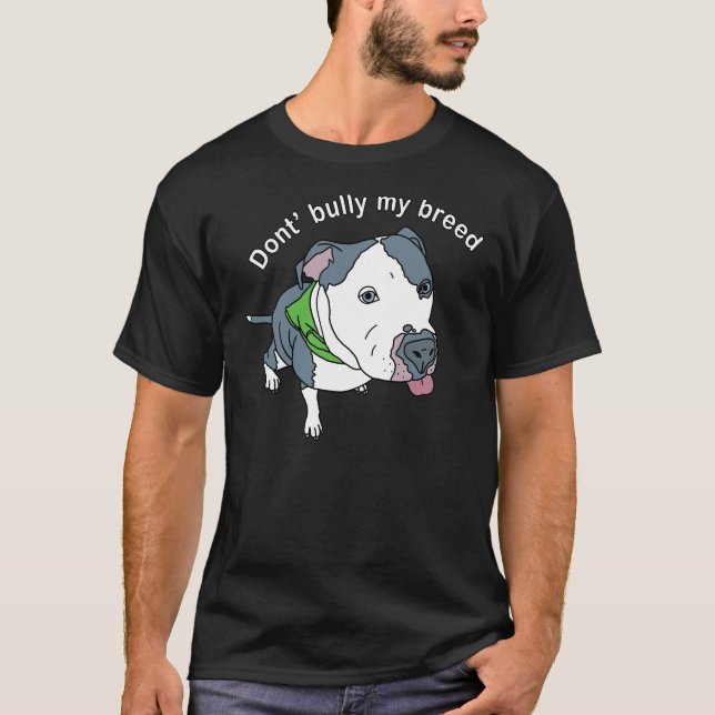 Camiseta Don Bully My Breed Pit Bull Awareness (Anverso)