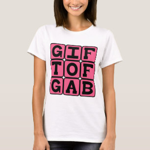 Camiseta Don de palabra, expresión aliterativa