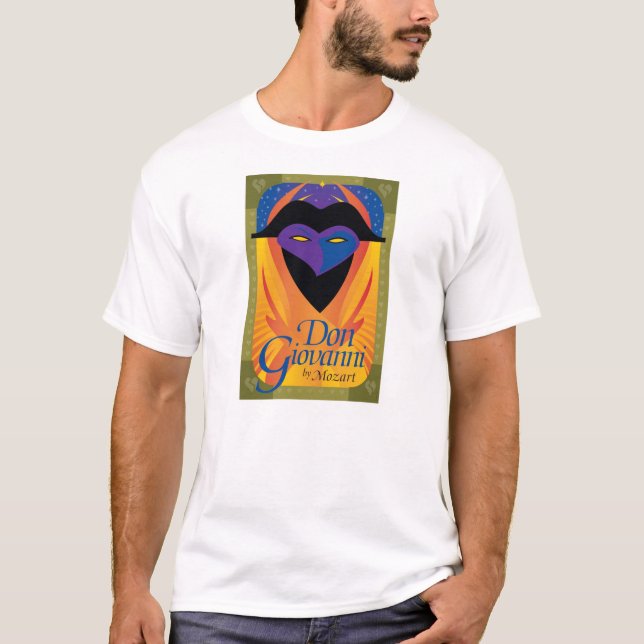 Camiseta Don Giovanni, ópera (Anverso)