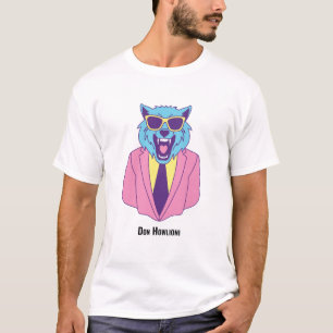 Camiseta Don Howlioni - Werewolf con traje rosado