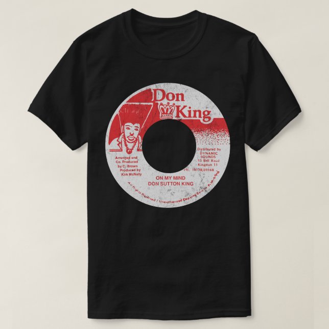 Camiseta Don King Sutton (Diseño del anverso)