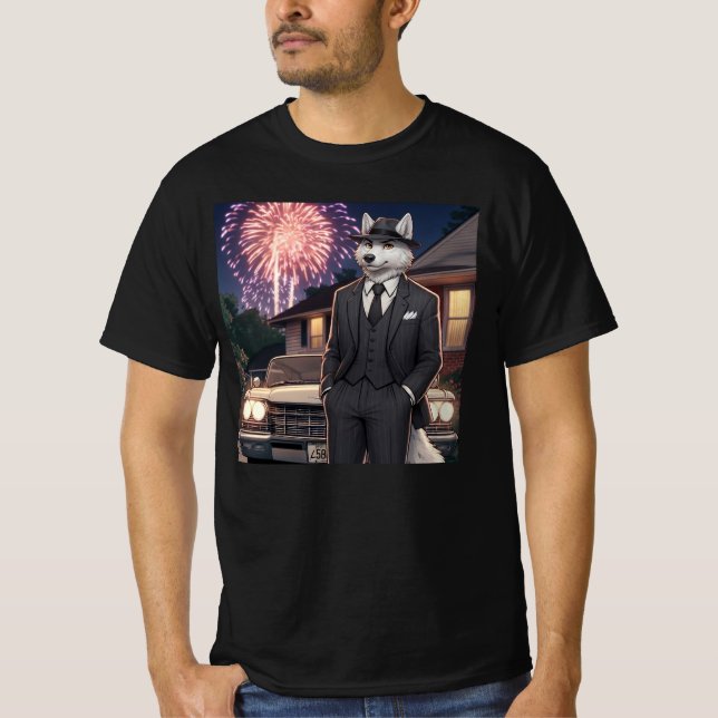 Camiseta Don Lupo Canino "4 de julio" (Anverso)